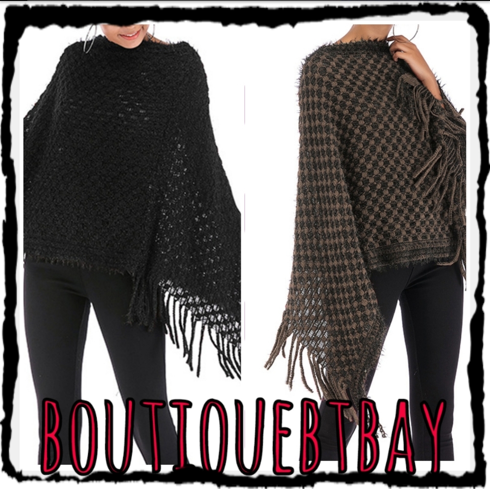 Morning Mist Crochet Poncho